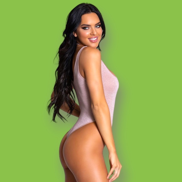 Rose Gold Super Sexy Romance Teddy Seductive Desires Small NWT - Picture 2 of 3